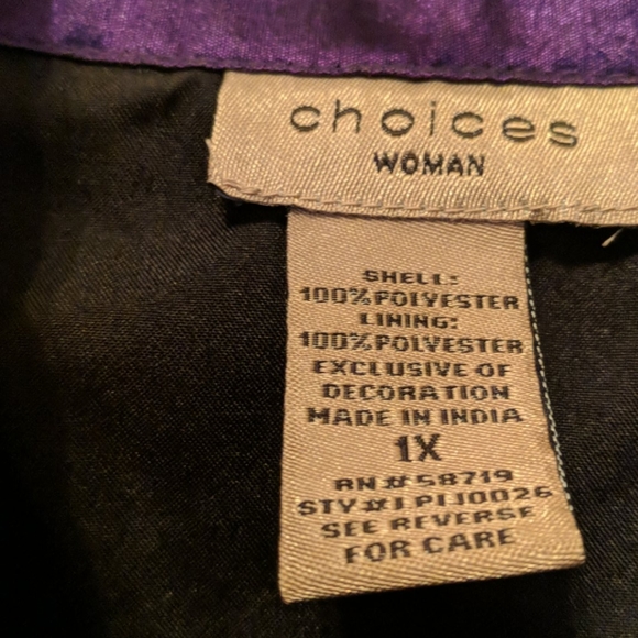 1X Mixed Media Embroidered Jacket - Picture 2 of 12